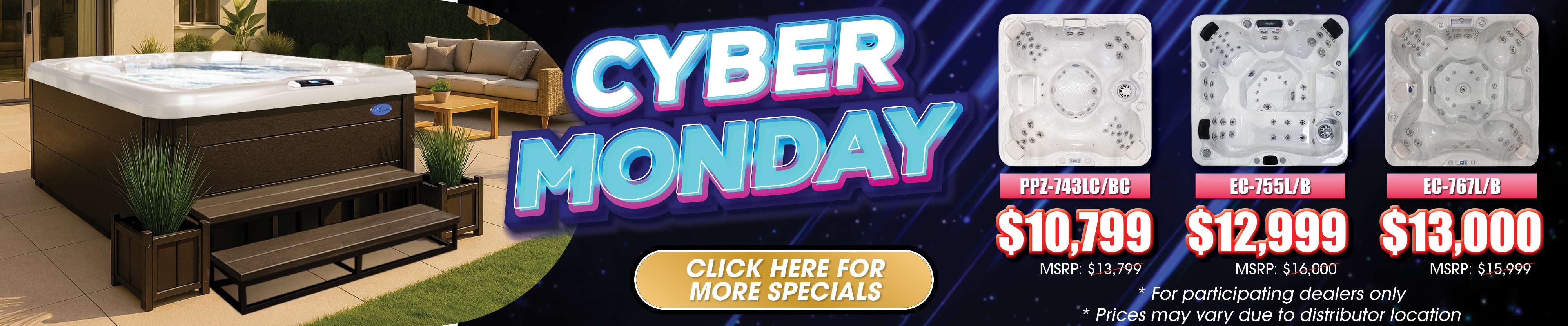 Calspas hot tub being used in a family setting - Manhattan Beach