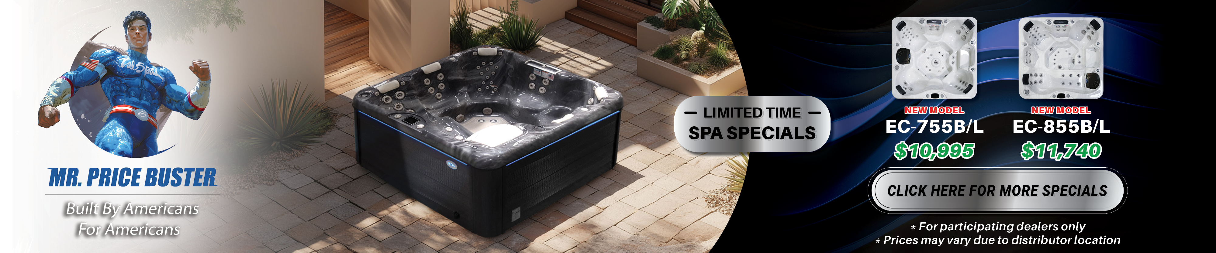 Calspas hot tub being used in a family setting - Manhattan Beach